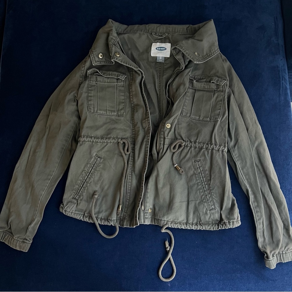 Old Navy Khaki Utility Jacket